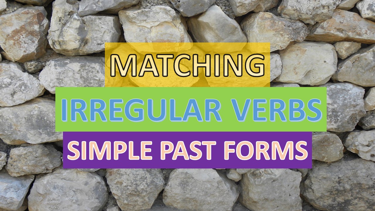 Düzensiz Fiillerde V1/V2 Eşleştirme Matching Irregular Verbs with