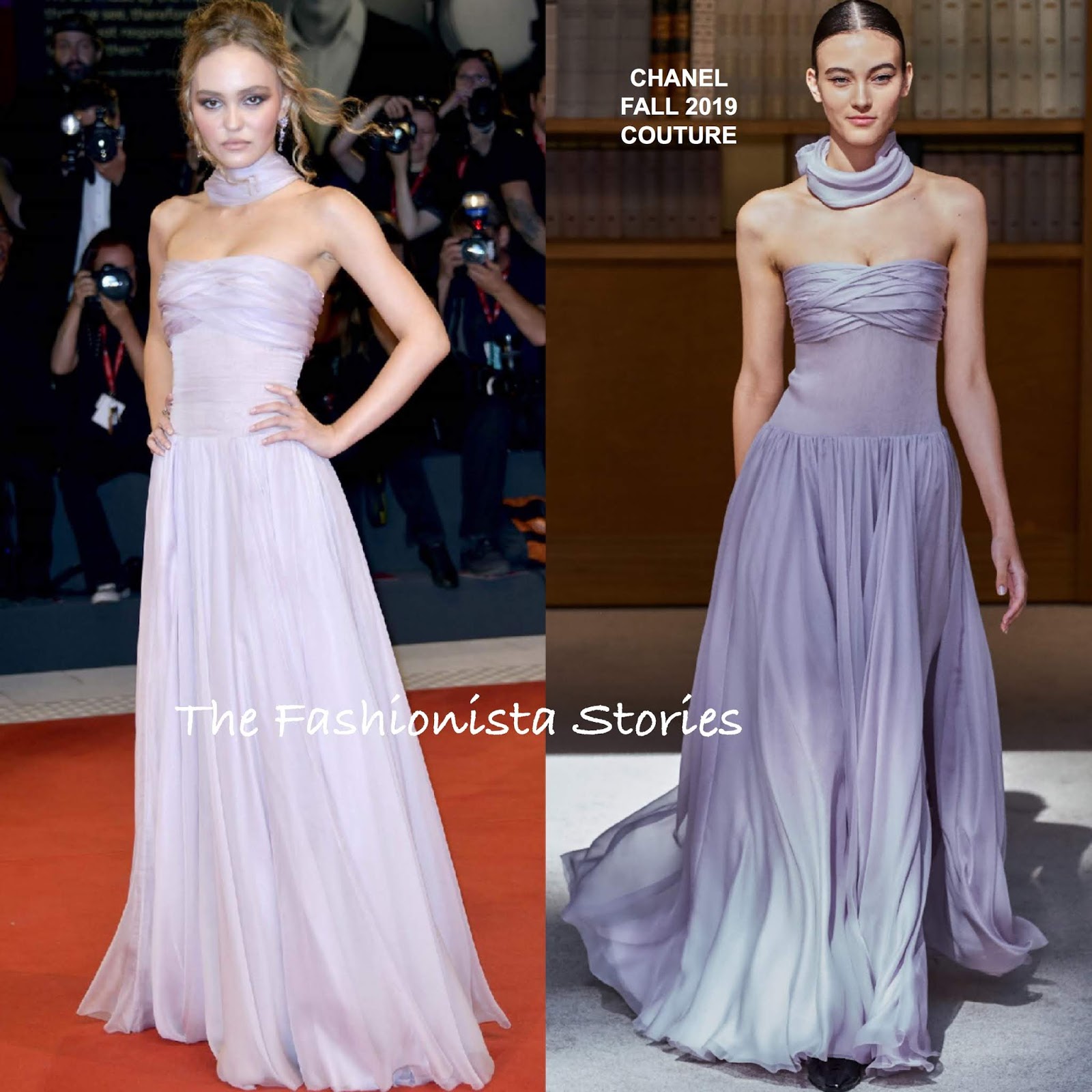 Lily-Rose Depp at Venice Film Festival in Chanel Gown, Silver Sandals –  Footwear News