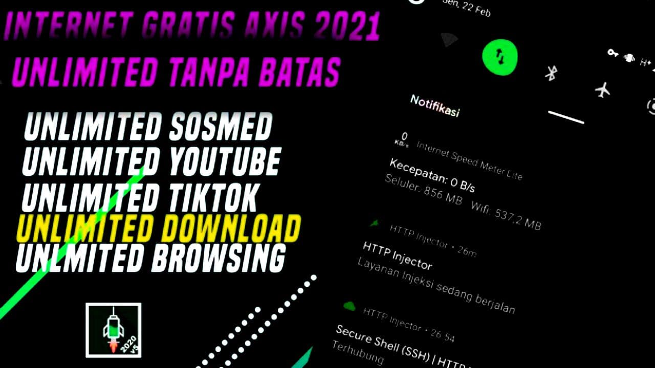 Cara Mendapatkan Internet Gratis Axis Unlimited Terbaru 2021