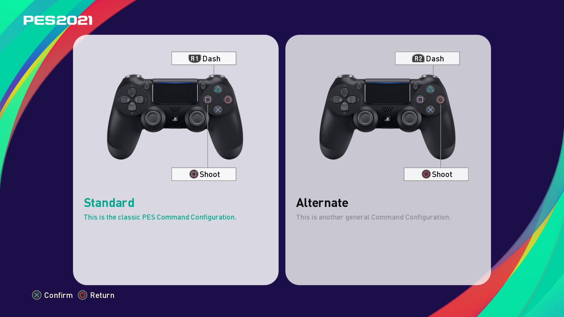 PES 2021/PES 2020 PS4 Controller Layout AIO by SoulBallZ  