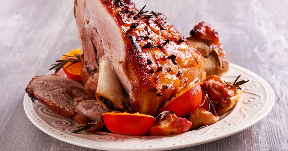 Ginger Beer & Satsuma Glazed Ham