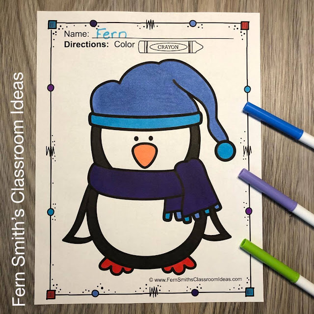 Penguins Coloring Pages - 23 Pages of Penguin Coloring Book Fun By #FernSmithsClassroomIdeas