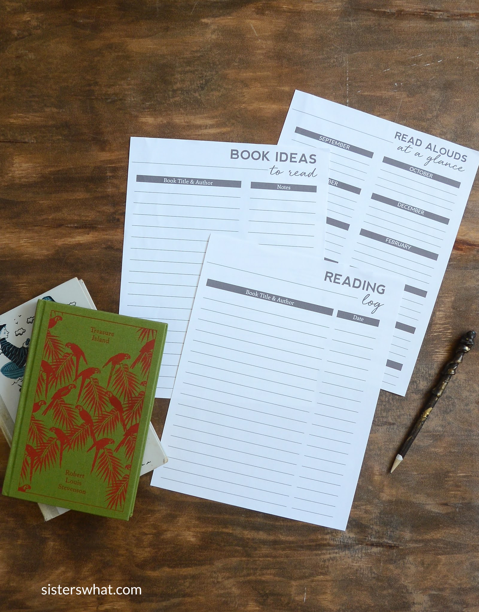 free reading logs printable modern