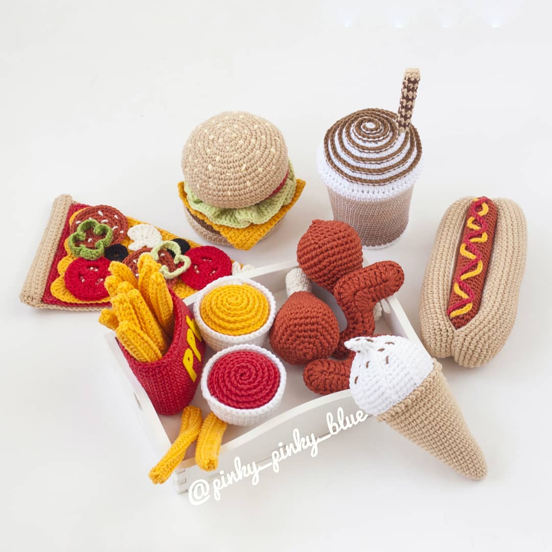 Crochet and Knitting yummy crochet foods ideas