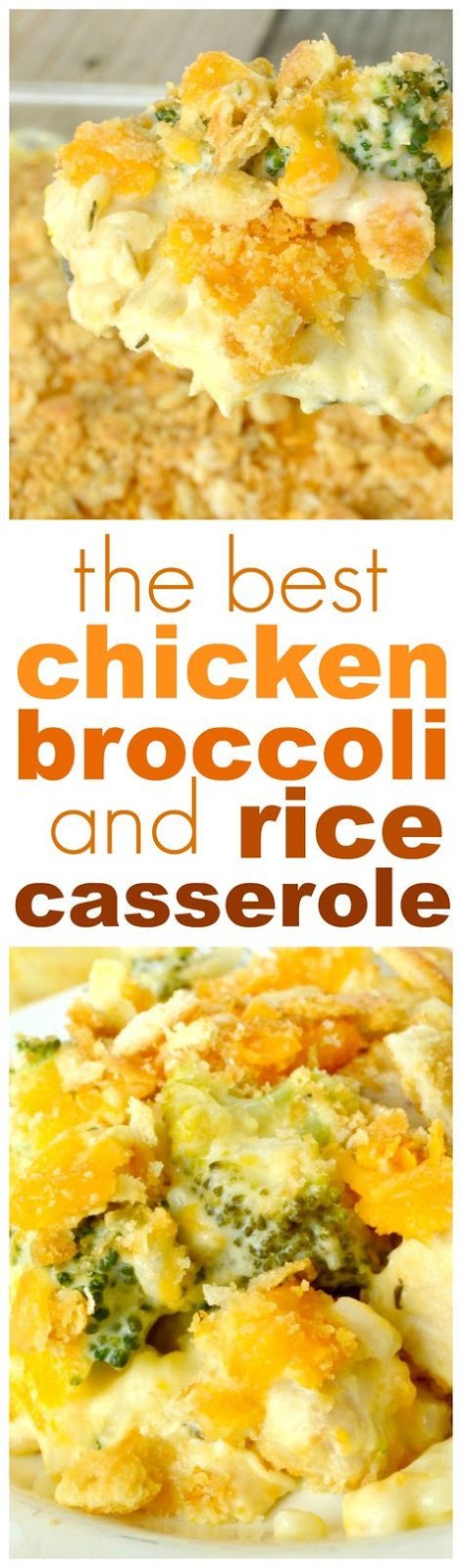 My family LOVE'S this Chicken Broccoli Rice Casserole! It's one of those dishes that is so perfect in its pure, wholesome, simplicity that they just can't get enough of it! My family LOVE'S this Chicken Broccoli Rice Casserole! It's one of those dishes that is so perfect in its pure, wholesome, simplicity that they just can't get enough of it!