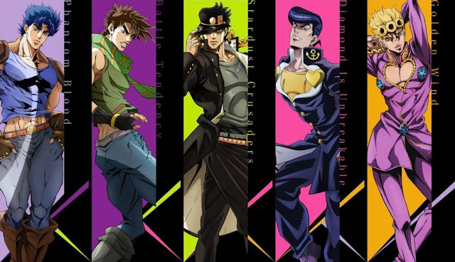 مميزات انمي مغامرات جوجو العجيبة jojo s bizarre adventure