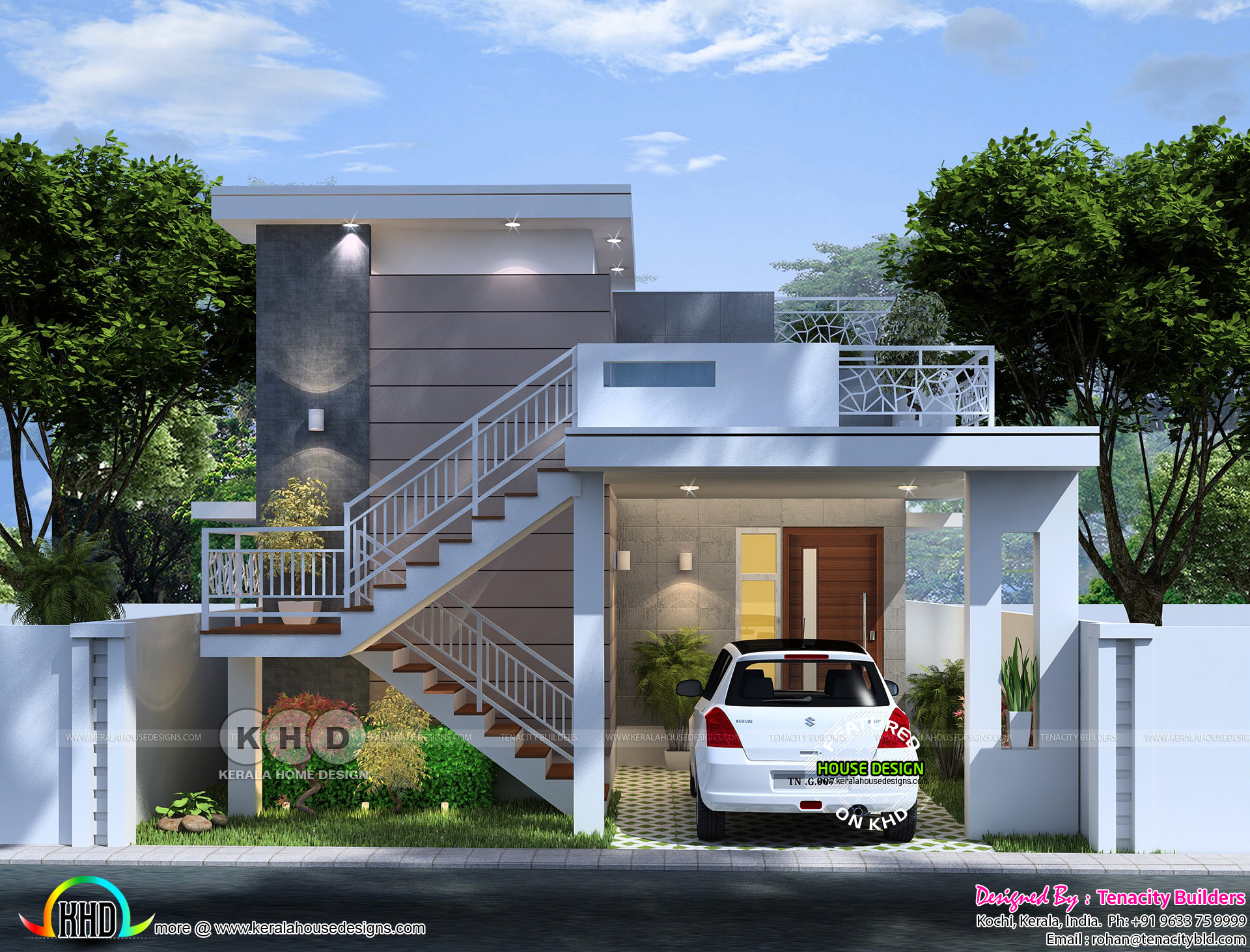 2 Bedroom Single Floor Home 900 Square Feet - Kerala Home Design And Floor  Plans - 9K+ House Designs