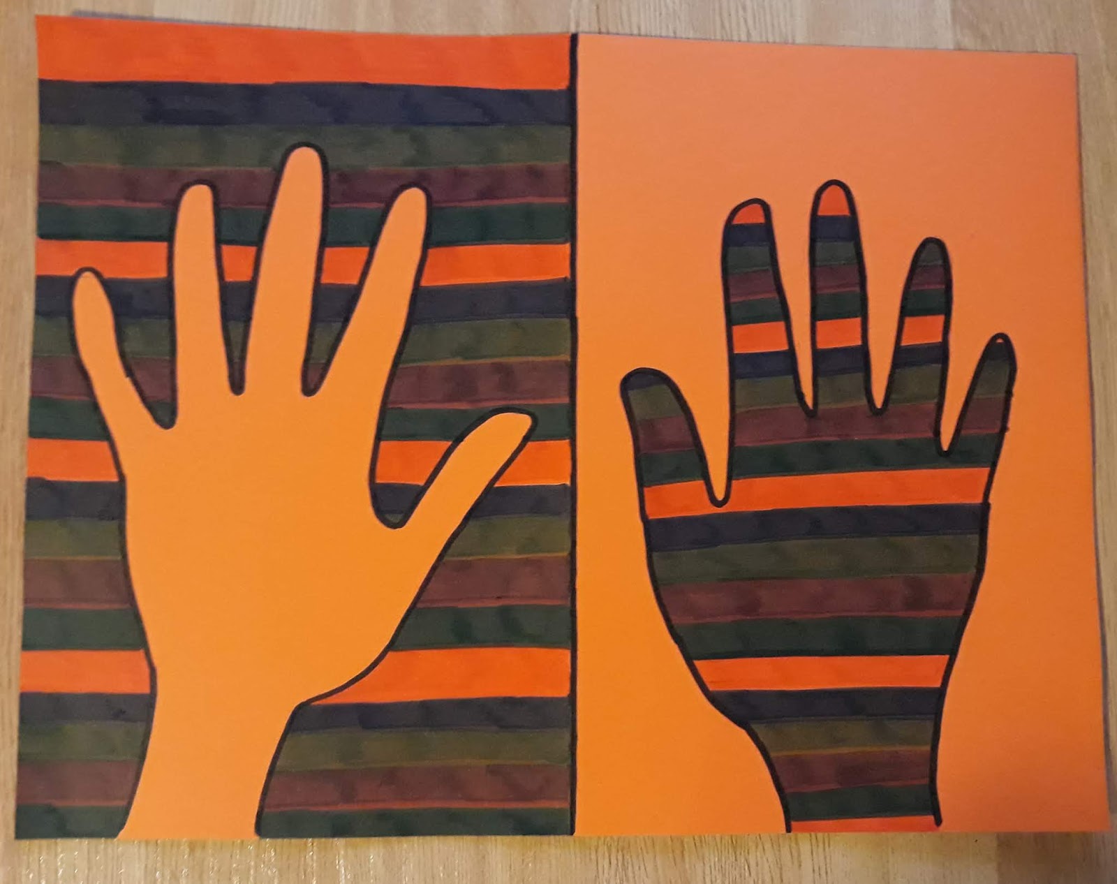 Creaciones Con La Tecnica De Positivo Negativo