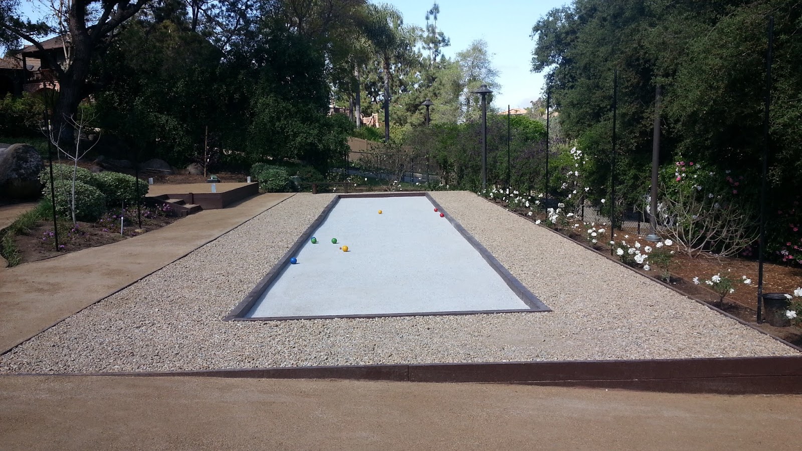 The 2 Minute Gardener Photo Bocce Ball Court