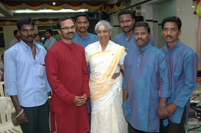 With Shri S. Janaki Amma