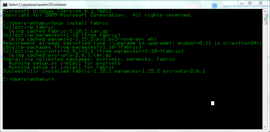 Open Source For Geeks Using Fabric Python commandline tool