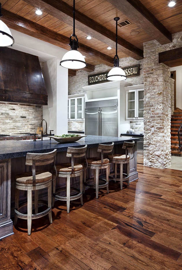Rustic Home Decor Ideas An Open Floor Interior With All The Furniture In Interior Of House Is Made Natural Wood Wooden Chairs Tables Sofas Storage Cabinets Walls Lcd Tv