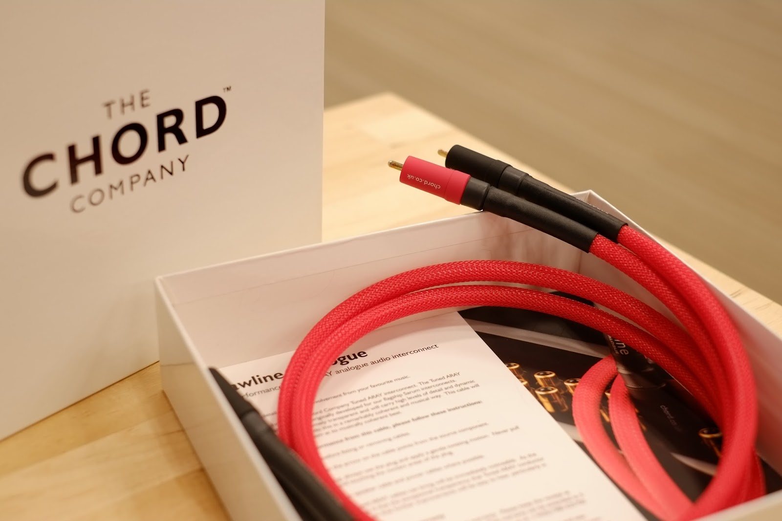 最近話題のCHORDのケーブルを買ってみました♪ THE CHORD COMPANY Shawline RCA 1.0m 【Part2】