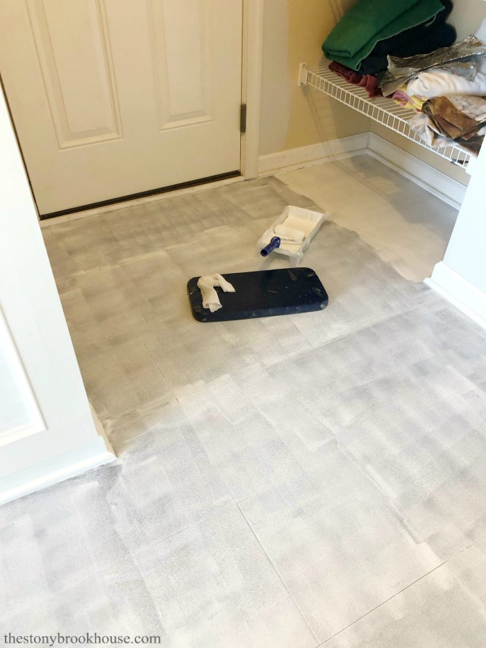 Painting & Stenciling Vinyl Flooring The Pros & Cons The Stonybrook House