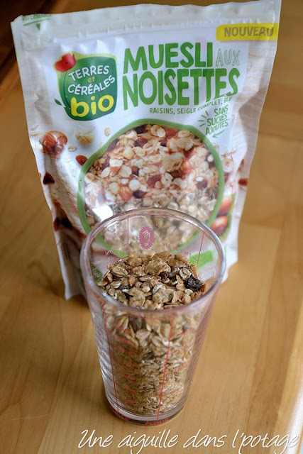 muesli noisettes "Terres et Céréales bio "