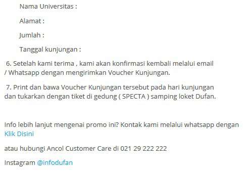 Promo Harga Tiket Dufan Terbaru Januari 2019