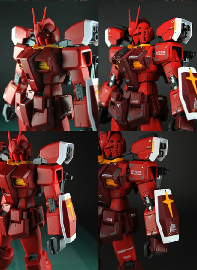 Custom Build MG 1/100 Gundam Amazing Red Warrior