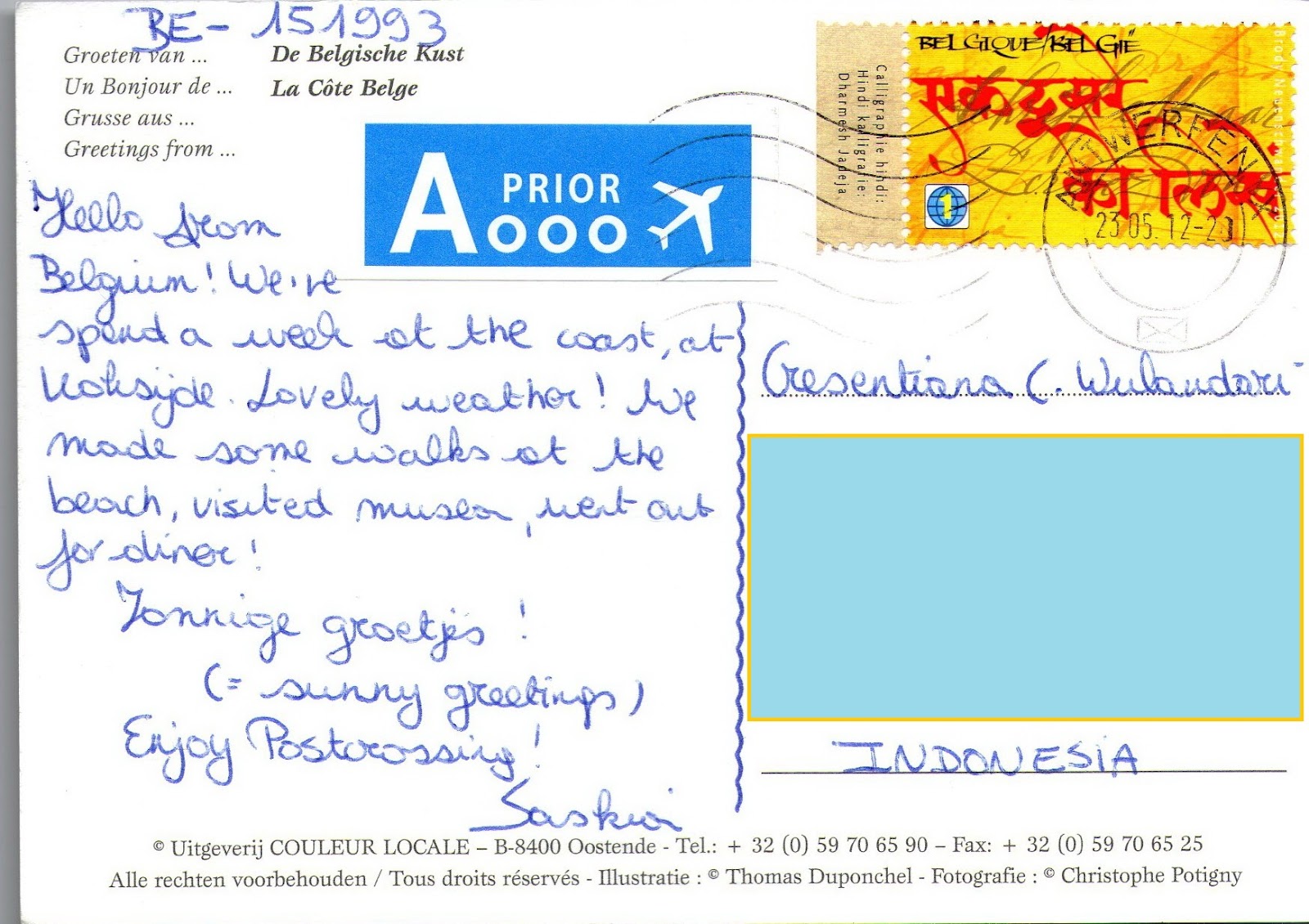 Contoh Postcard Tentang Liburan Dalam Bahasa Inggris