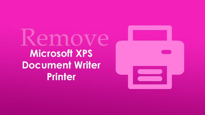 วิธีเพิ่มหรือลบเครื่องพิมพ์ Microsoft XPS Document Writer ใน Windows 11/10