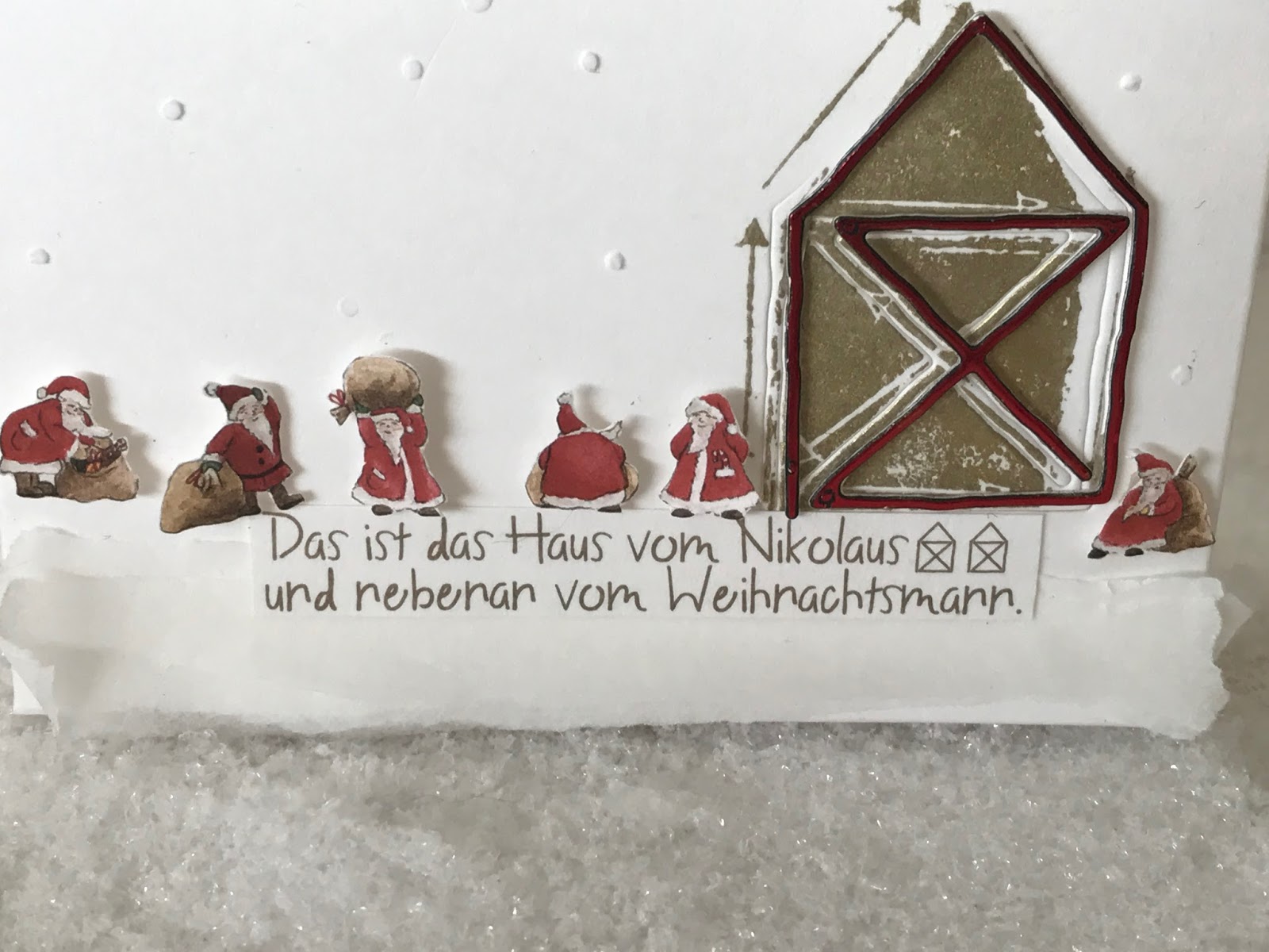 Papierliebelei Mein Haus Vom Nikolaus