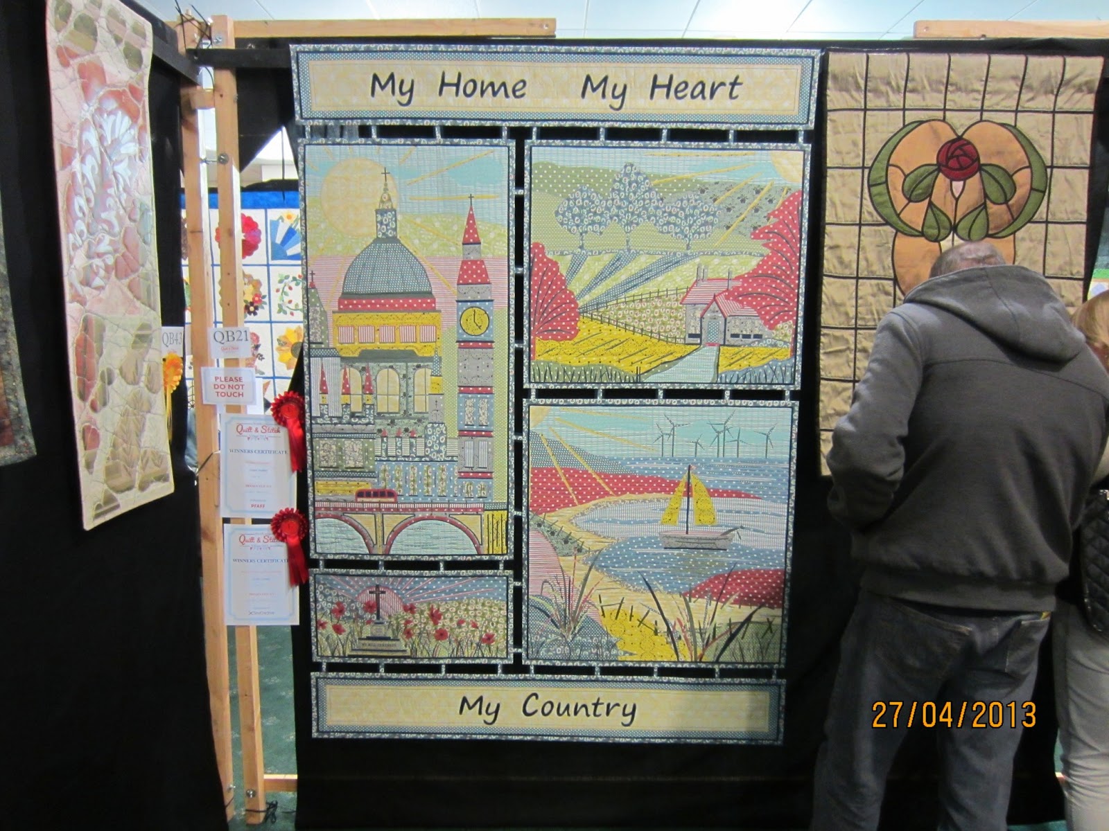 The Uttoxeter Quilt and Stitch Village a quick canter Living to