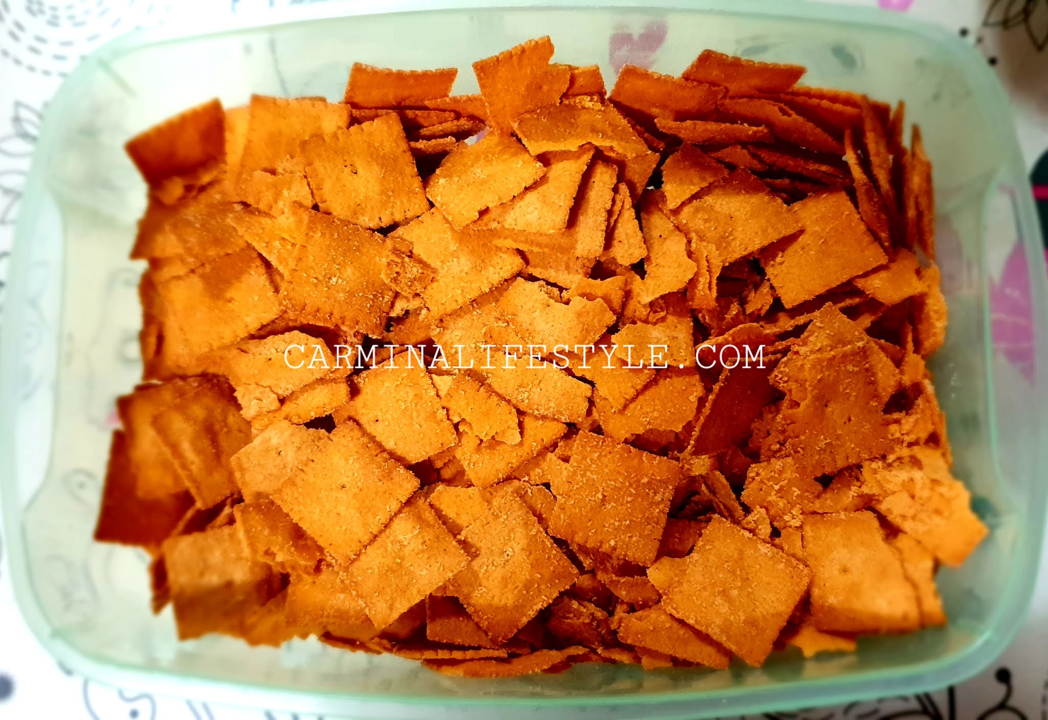 Cauliflower Cheddar Crackers