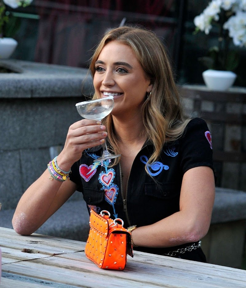Georgia Harrison Clicked on the Set of Olivia Meets Her Match in Manchester 2 Sep- 2020