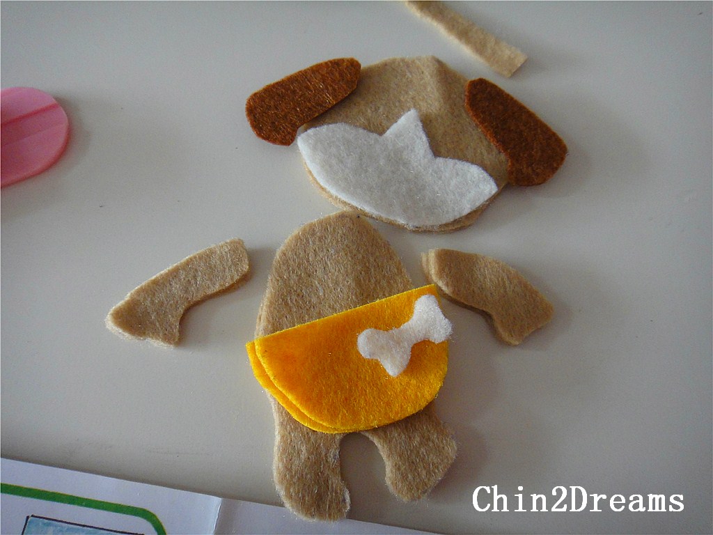 Chin_Chin DreamSssss Felt Mascot Kit Dog