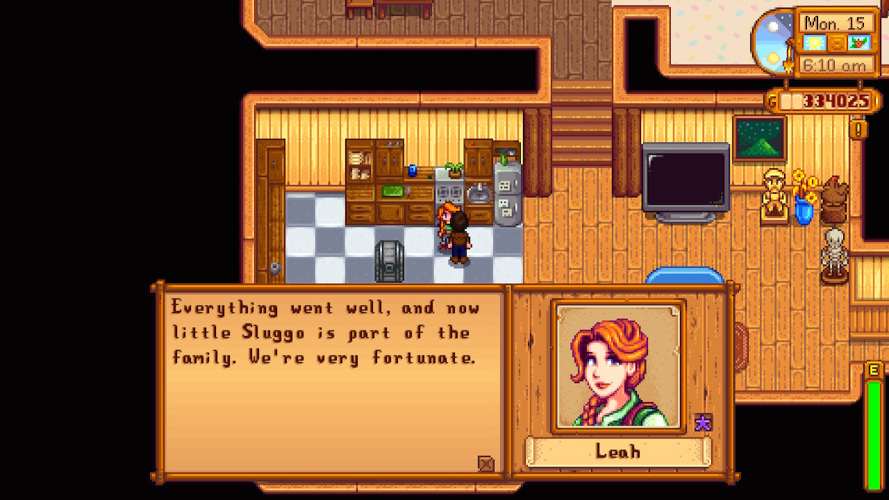 rubber cat game blog [stardew valley] birth of sluggo