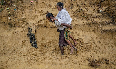 India sembur cili, bom tangan  halang Rohingya masuk