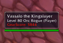 Addon GearScore Lite Para WoW 3.3.5