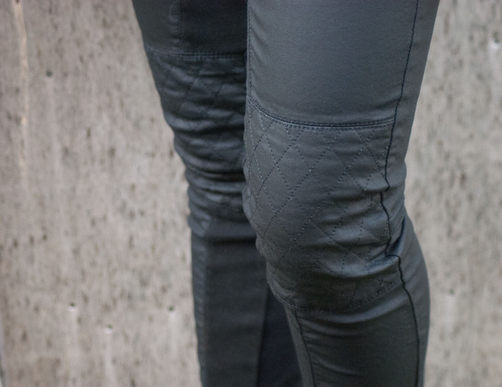 Zara faux leather trousers