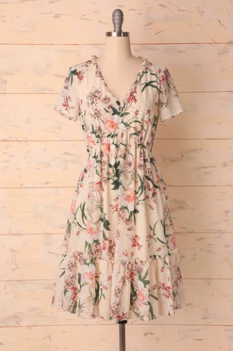 Flower Print dresses