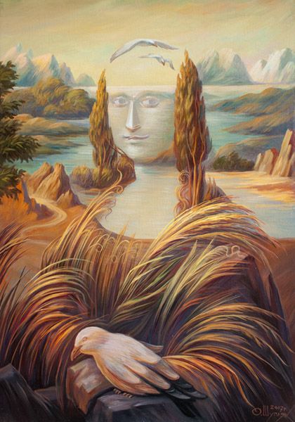 Mona Lisa - Oleg Shuplyak - Incríveis ilusões 