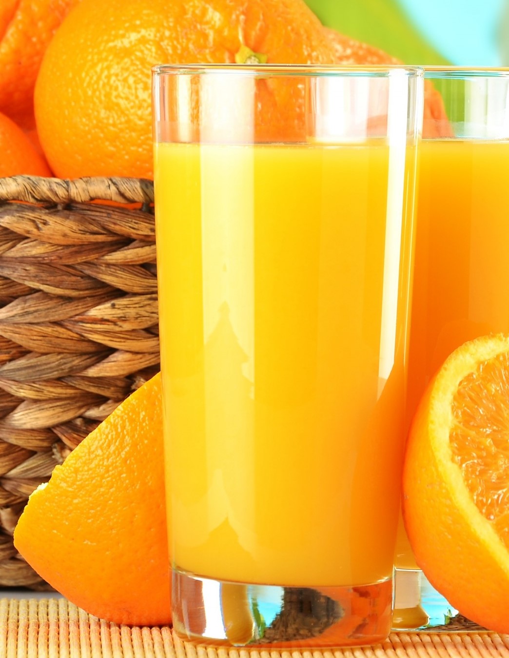 Orange juice for breakfast HEALTHY FOOD DIET