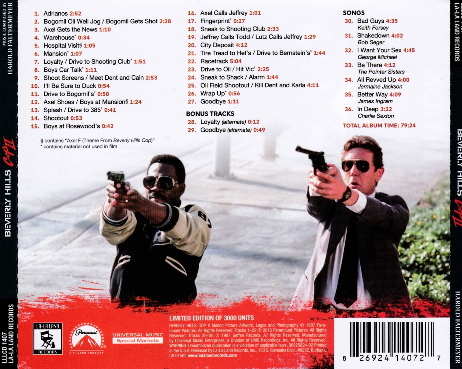 Beverly Hills Cop 2 Soundtrack Harold Faltermeyer The blog of Igor Boyar: Beverly Hills Cop II: Limited Edition