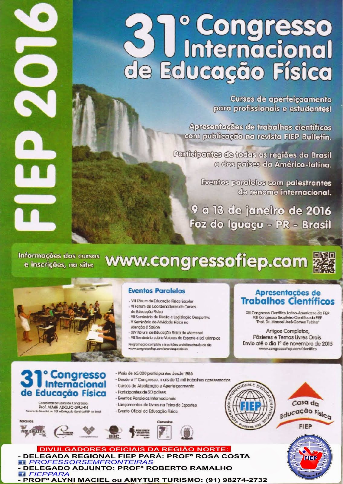 Viva o 31º Congresso Internacional de Educação Física!