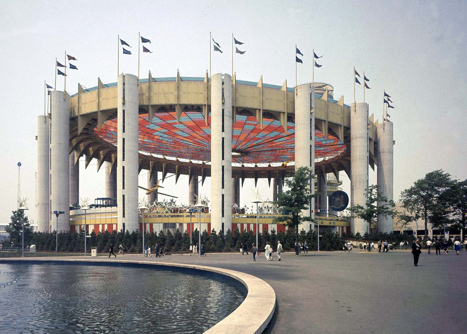 The New York State Pavilion at the New York World's Fair.