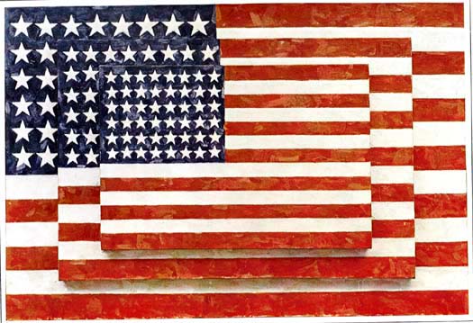 Jasper Johns, Three Flags, 1959