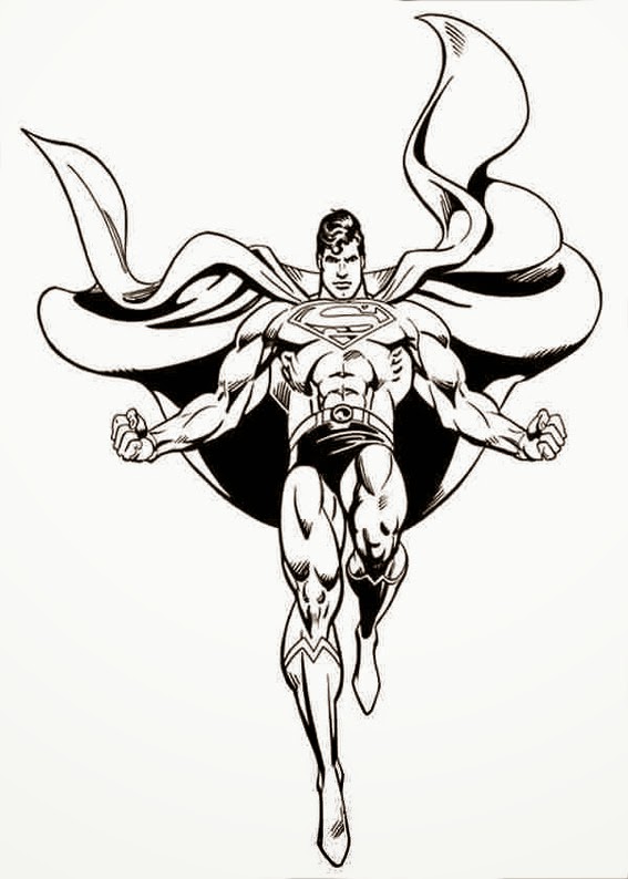 man of steel online coloring pages - photo #37