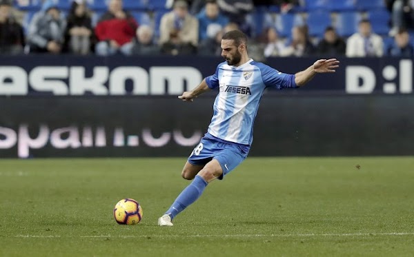 Lombán - Málaga -: "Estoy contento e intentando aportar lo que puedo en este rol"