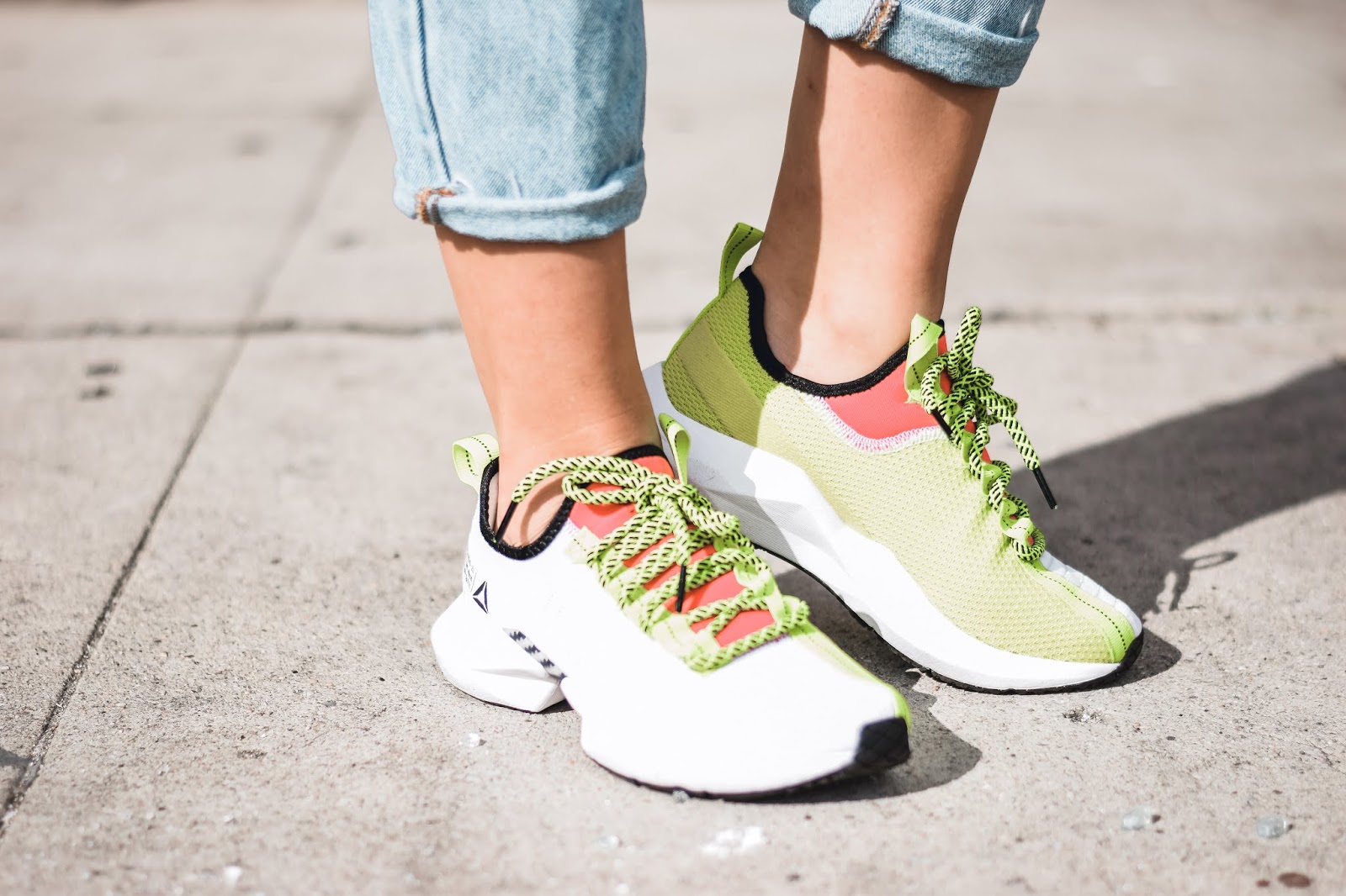 reebok sole fury green