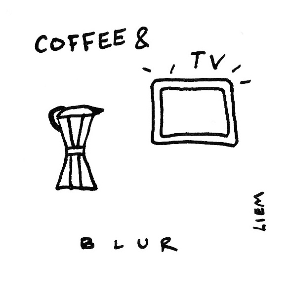 Sketchbook 365 Songs 99. Coffee & TV