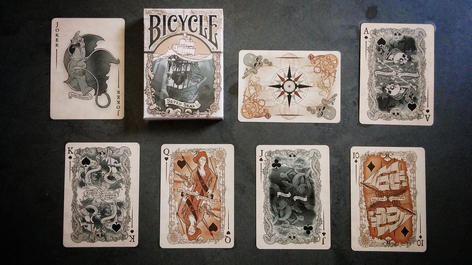 Deck View Seven Seas Playing Cards