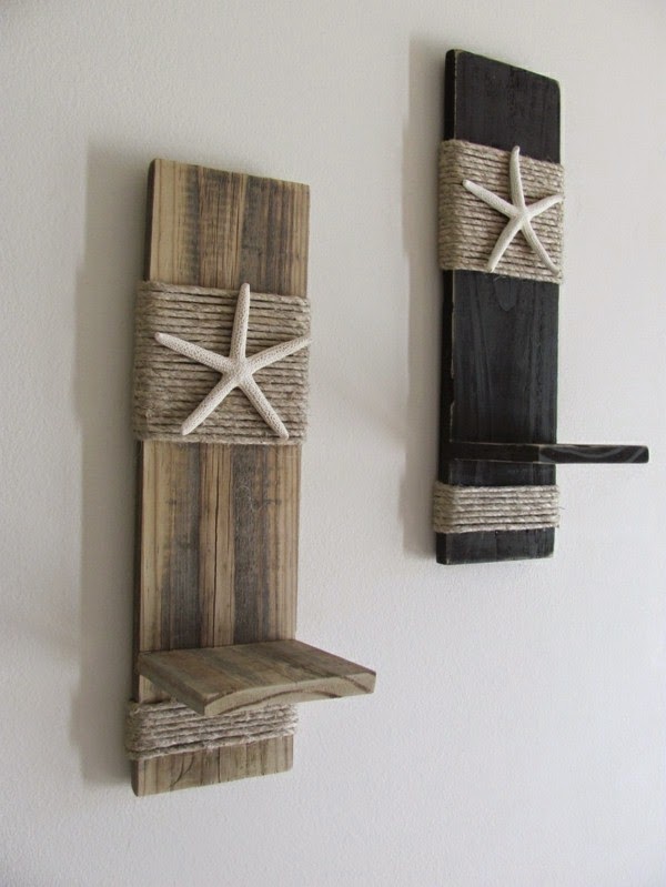 Original decorations from wooden pallets