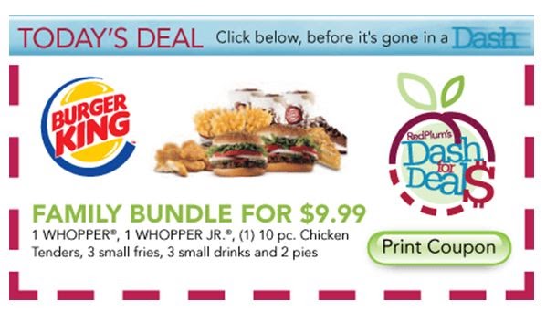 ♥♥♥The Nikolai Nuthouse♥♥♥: Burger King: Family Food bundle for $9.99