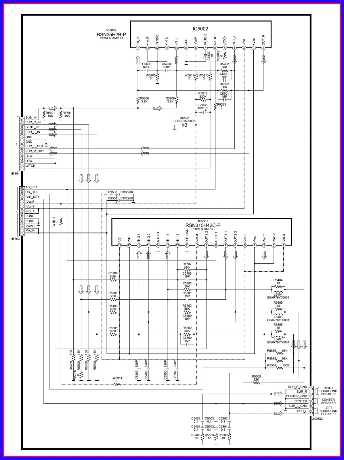 Audio power module rsn311w64 схема