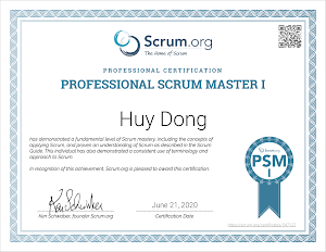 Tôi thi lấy chứng chỉ Professional ScrumMaster I (PSM I) như thế nào?