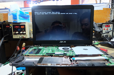 Service Laptop Asus x555d mati total Service Laptop Asus x555d mati total