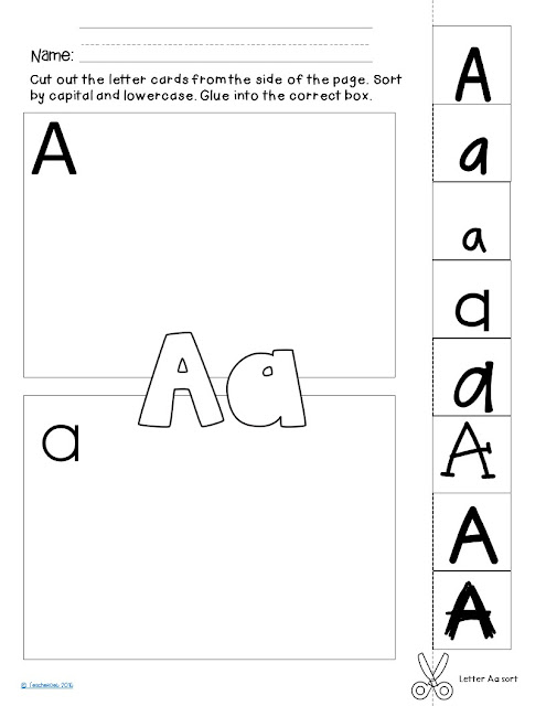 Oh My Little Classity Class: [upper/lowercase letter sorts] and a ...